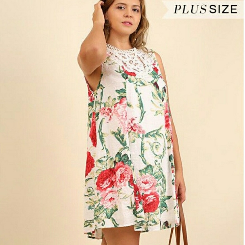 Umgee plus 2x floral dress